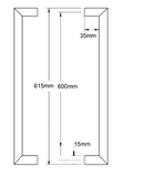 YALE ASSURE SL (Keyless) SMART-READY LOCK WITH APEX 143 x 600 ENTRANCE SET MATT BLACK ,OIL RUBBED BRONZE & SATIN NICKEL