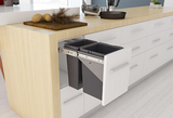 Tanova NZ Simplex Soft Close Kitchen Bin - 300mm and 350mm Cabinet Drawer Front Type - 1 x 10L 1 x 6Litre ,1 x 12L 1 x 8Litre ,1 x 15L 1 x 6Litre ,1 x 18L 1 x 8Litre ,1 x 15L 2 x 6Litre & 1 x 18L 2 x 8Litre