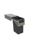 Tanova NZ Simplex Soft Close Kitchen Bin - 200mm ,300mm and 350mm Cabinet Drawer Front Type - 1 x 8Litre ,1 x 12Litre ,1 x 15Litre ,1 x 18Litre ,1 x 24Litre Grey