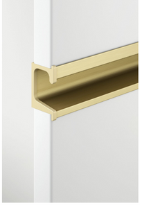 Archant Heritage Ezi-Treviso 18 Handle, 2500mm Available in 6 Colours : Brushed Brass ,Gunmetal ,Matte Black ,White ,Anodised & Brushed Nickel