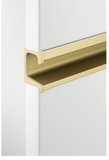 Archant Heritage Ezi-Treviso 18 Handle, End Cap, Left and Right - Available in 4 Colours :  Brushed Brass ,Matte Black ,White & Gunmetal