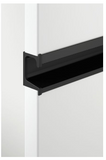 Archant Heritage Ezi-Treviso 18 Handle, End Cap, Left and Right - Available in 4 Colours :  Brushed Brass ,Matte Black ,White & Gunmetal