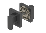 YALE ASSURE SL(Keyless) SMART-READY LOCK WITH APEX 145X525 ENTRANCE SET MATT BLACK &  SATIN NICKEL