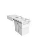 Tanova NZ Simplex Soft Close Kitchen Bin - 300mm ,350mm and 450mm Cabinet Drawer Front Type - 1 x 20Litre ,1 x 36Litre ,2 x 10Litre ,2 x 12Litre ,2 x 15Litre ,2 x 18Litre & 2 x 24Litre White