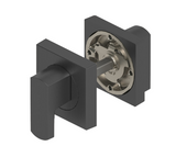 YALE ASSURE KEYED SMART-READY LOCK WITH APEX 145X375 ENTRANCE SET SATIN NICKEL & MATT BLACK