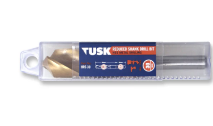 Tusk Heavy Duty Reduced Shank HSS Drill Bits - 28.0mm x 152(86) x 12.5mm ,29.0mm x 152(86) x 12.5mm ,30.0mm x 152(86) x 12.5mm & 32.0mm x 152(86) x 12.5mm