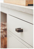 Archant Heritage Fold Knob, 40mm OAL 32mm Centres - Available in 4 Colours : Antique Brown ,Black Nickel ,Antique Grey & Inox Look