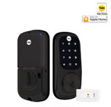 YALE ASSURE KEYED SMART-READY LOCK WITH SIMPLICITY LEVER MATT BLACK