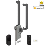 YALE ASSURE KEYED SMART-READY LOCK WITH APEX 146X450 ENTRANCE SET MATT BLACK & SATIN BLACK