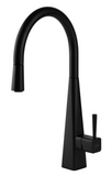 Archant Heritage Franke Pyra Black & Light Pull-Out Tap - Matte Black & Chrome