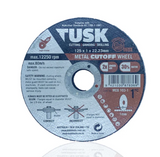 Tusk Heavy Duty Thin Metal Cut-off Wheel 76mm x 1 x 10 ,105 x 1 x 16 ,115mmx 1 x 22.23 ,125mm x 1 x 22.23 ,180mm x 1.6 x 22.23 & 230mm x 1.9 x 22.23 - 10pc pack & 50pc pack