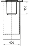 Archant Heritage Franke Waste Bin (WB1000)