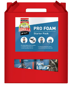 Soudal Gorilla Pro Foam Starter pack Priced per unit Minimum order Quantity 6 Units