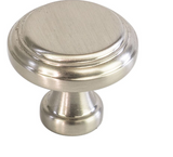 Archant Heritage Knightsbridge Knob 32mm - Brushed Bronze ,Brushed Nickel & Brushed Satin Brass