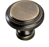 Archant Heritage Knightsbridge Knob 32mm - Brushed Bronze ,Brushed Nickel & Brushed Satin Brass