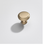 Archant Heritage Knightsbridge Knob 32mm - Brushed Bronze ,Brushed Nickel & Brushed Satin Brass