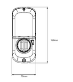 YALE ASSURE SL SMART-READY LOCK WITH PULL HANDLE SET OIL RUBBED BRONZE ,SATIN NICKEL & MATT BLACK