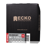 Ecko Joist Hanger Nails Galvanized Smooth & 304Stainless Steel Ring 38mm x 3.33 Pack of (2000) ,(1000)