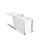 Tanova NZ Designer Soft Close Kitchen Bin - 800mm, 600mm,450mm,400mm,350mm,300mm Cabinet - 4 x 24Litre ,4 x 12Litre ,2 x 36Litre,,2 x 24Litre,2 x 18Litre & 2 x 12Litre – White