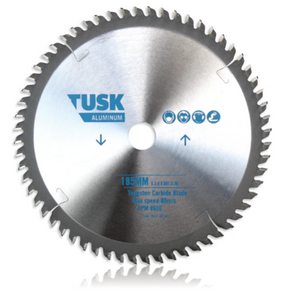 Tusk Heavy Duty Aluminum Tungsten Carbide Blades - 115mm x2.5/1.6 x 22T x 22.23 ,125mm x 2.5/1.6 x 26T x 22.23 ,160mmx 2.2/1.6 x 60T x 25.4 ,210mm x 2.4/1.8 x 60T x 30  & 235mm x 2.6/2.0 x 80T x 25