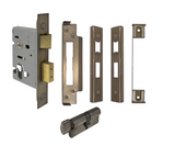 Windsor Premium NZ Lock Kit Euro Rebated  (1114+1105+1148) - Available In 12 Colours