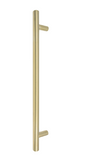 Windsor Premium NZ Entrance Brass Pull Handle Pair Round 300mm Overall Price Per Pair Available in 10 Colours