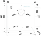 Archant Heritage Robiq Single Bowl 450-10 & 600-10 - Satin