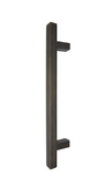 Windsor Premium NZ Entrance Brass Pull Handle Pair Square 300mm Overall Price Per Pair Available in 10 Colours