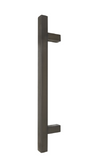 Windsor Premium NZ Entrance Brass Pull Handle Pair Square 300mm Overall Price Per Pair Available in 10 Colours