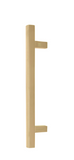 Windsor Premium NZ Entrance Brass Pull Handle Pair Square 300mm Overall Price Per Pair Available in 10 Colours