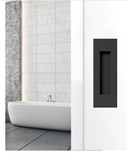 ASSA ABLOY LOCKWOOD FLUSH PULL SQUARE 150MM X 50MM SATIN CHROME PEARL,STAINLESS STEEL & MATT BLACK