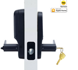 YALE ASSURE KEYED DIGITAL LEVER LOCK SMART-READY - LEVER L3 BLACK & SATIN NICKEL