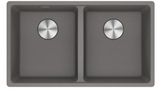 Archant Heritage Franke Maris Double Bowl 350/350mm Flushmount  Available in 4 Colours : Onyx ,Stone Grey ,Polar White & Matt Black