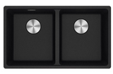 Archant Heritage Franke Maris Double Bowl 350/350mm Flushmount  Available in 4 Colours : Onyx ,Stone Grey ,Polar White & Matt Black