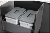 Sige Italian In-Drawer Bin BOXS with Divider Cabinet Length 194mm ,219mm, 263mm ,293mm and 365mm Height : 85mm ,310mm ,260mm & 460mm