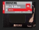 Ecko Clout Nail Smooth HD Galvanized 2.50-30,40mm - 2KG & 5KG