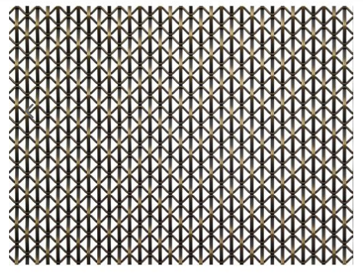 Archant Heritage Staten Wovenpanel Mesh Height 5.207mm x Length 2400mm x Width 1000mm ,Weight 16.75mm - Finishes Available -Antique Brass ,Brushed Brass & Dark Oxide