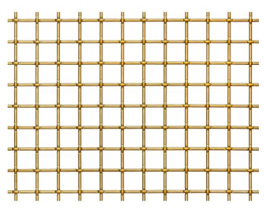 Archant Heritage Loxford Wovenpanel Mesh Height 6.858mm x Length 2400mm x Width 1000mm - Brushed Brass