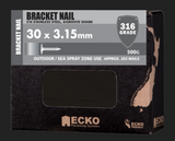 Ecko Bracket Nail 316Stainless Steel Annular Groove 3.33X45mm-500G,2KG,5KG