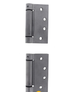 Carbine Australia Spring  Butt Hinge Steel 100mm Satin Chrome