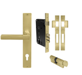 Windsor Premium NZ Federal Square Longplate Entrance Set - E85 Priced Per Set - Available in 13 Colours
