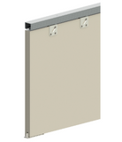 Cowdroy Tudor Sliding Track System Internal Cupboard Doors Track and Components 20kg - 2000mm & 4500mm ( Mill alu color )