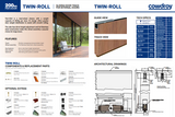 Cowdroy Twin-Roll Sliding Doors Track for Internal doors and Components 200kg - 2500mm ,3000mm ,4500mm & 6000mm (Mill ,Brass ,Bronze & Anodized)