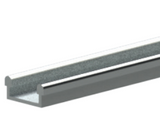 Cowdroy Roller Bearing 6 Sliding Glass Door Track System and Components - Metre ,4500mm (Mill ,Anodised)