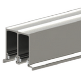 Cowdroy MKII Sashless Sliding Glass Door Track System and Components 52Kg - Metre ,40mm & 4500mm (White ,Black & Anodised)