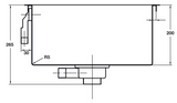 Blanco Germany Squareline Sink, Single ( Width 400mm x Depth 400mm )  & Double Bowl ( Width 400mm x Depth 400mm ) Matt finish