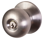 Sylvan Vita Combination Entrance knobset and Dead Bolt Polished Brass & Stainless Steel