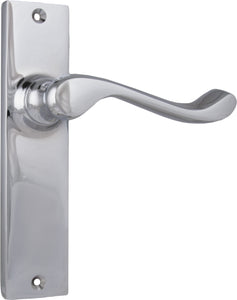 Door Lever Fremantle Latch Pair Chrome Plated H150xW35xP50mm
