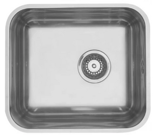 MERCER EC107 BELLA SINGLE BOWL TOP MOUNT WITH & WITHOUT OVERFLOW 304 & 316