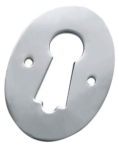 Escutcheon Pressed Chrome Plated H44xW30mm